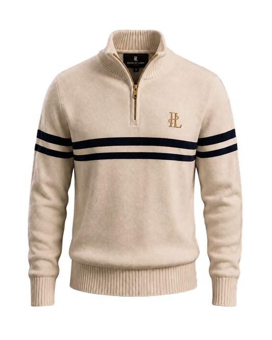 HOL Quarter-Zip Knit Sweater Produktfoto Frontansicht
