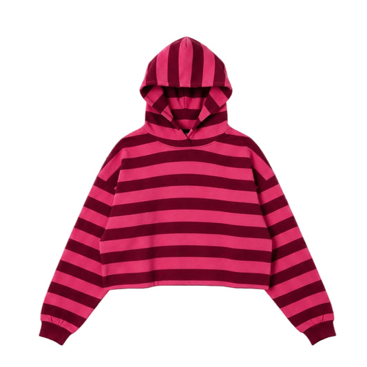 Crop Hoodie Stripes – House of Loren
