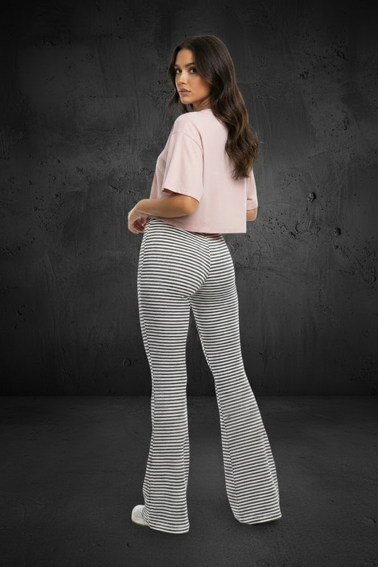 HOL Stripe Flare Pants