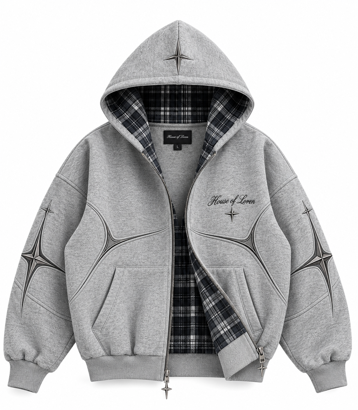 House of Loren Eclipse Zipper Hoodie