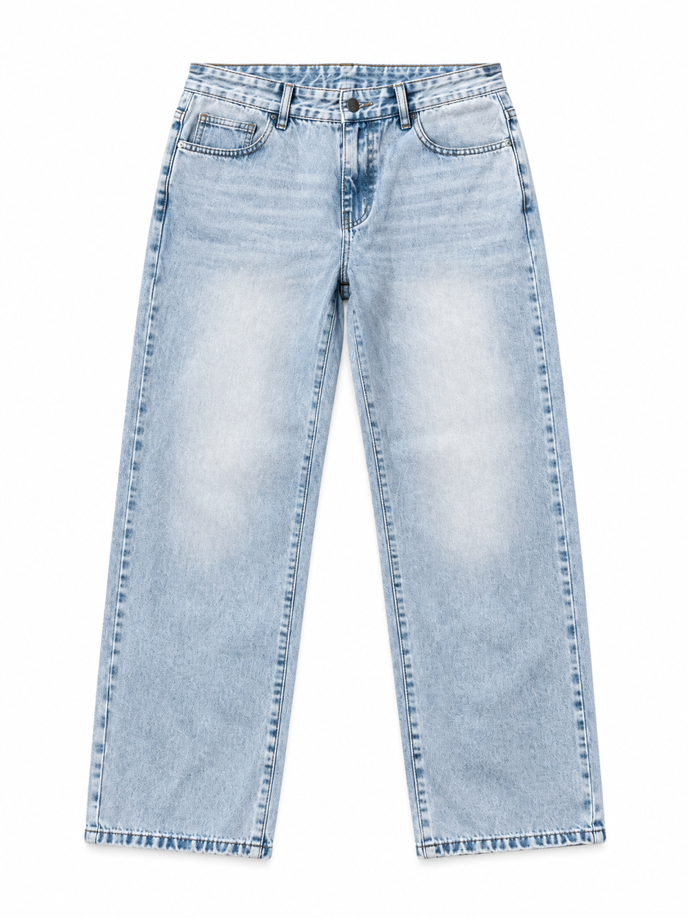 Hellblaue Baggy Jeans – House of Loren | Unisex
