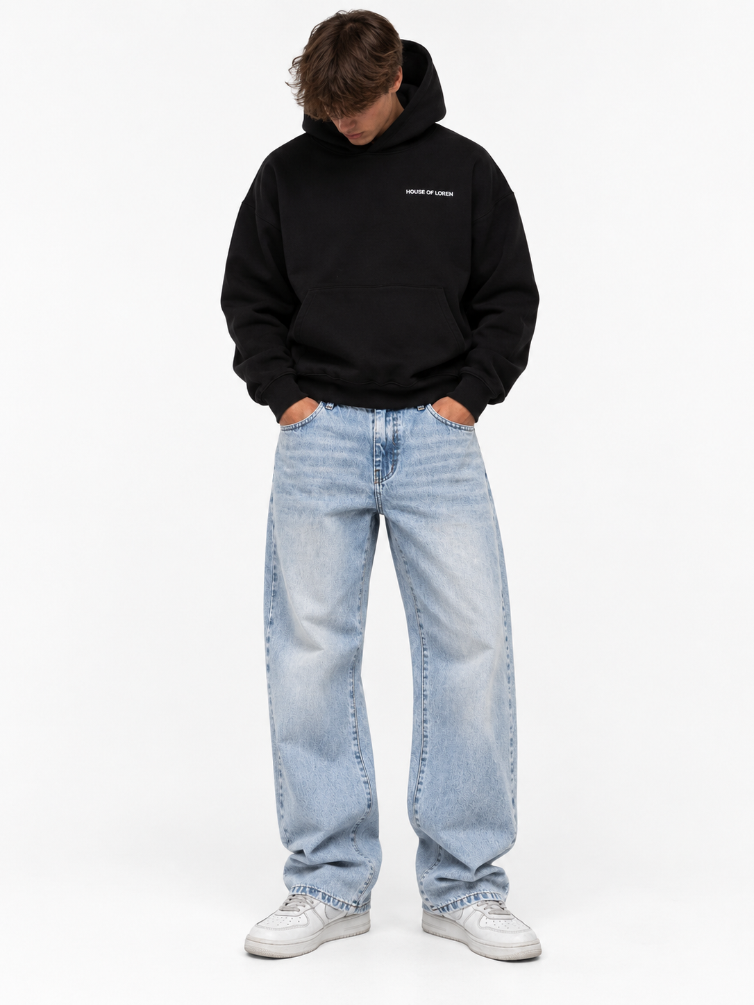 Hellblaue Baggy Jeans – House of Loren | Unisex