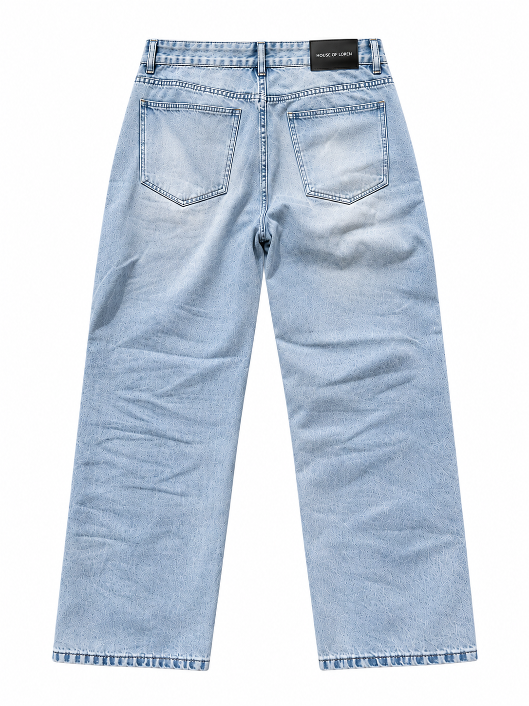 Hellblaue Baggy Jeans – House of Loren | Unisex