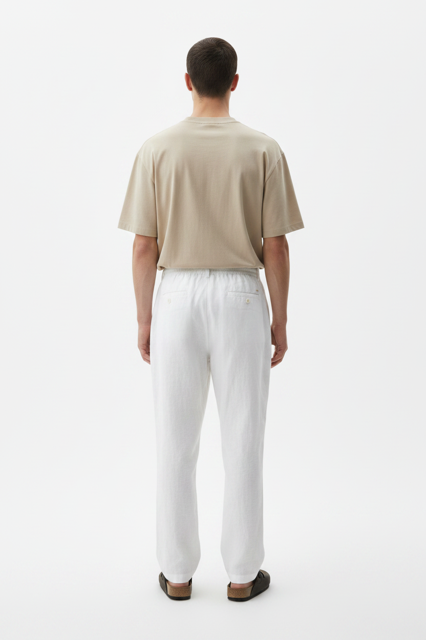 Unisex Loose Fit Linen Trousers — Vorbestellung | House of Loren