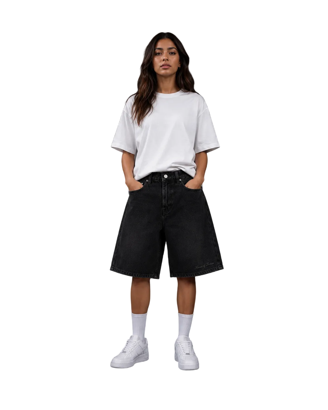 HOL Denim Short Black