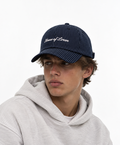 HOL Cap – Navy Pinstripe