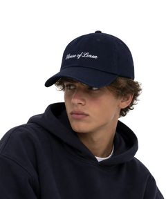 House of Loren Script Cap – Navy Blue | Unisex
