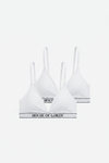 HOL Signature Bralette 2er-Pack Weiss