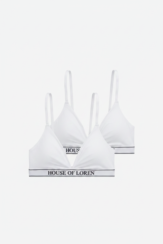 HOL Signature Bralette 2er-Pack Weiss