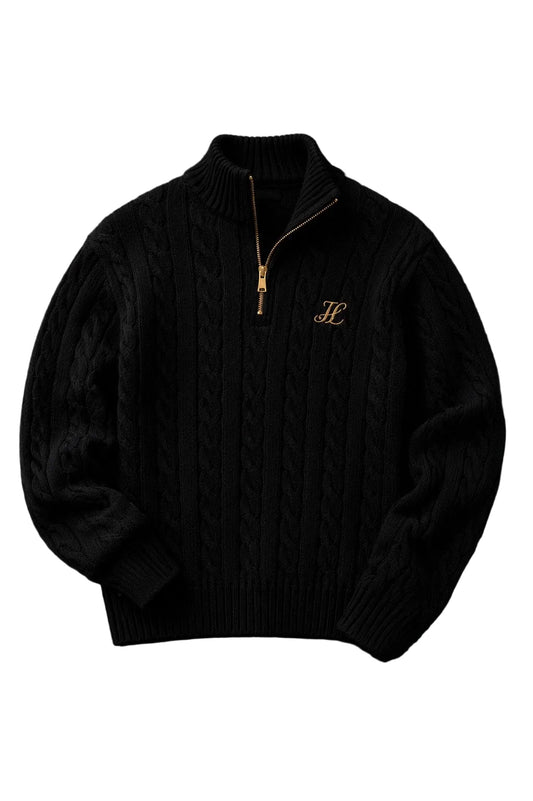 Strickpullover Schwarz – House of Loren | Unisex