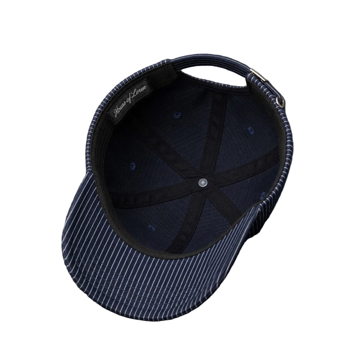 HOL Cap – Navy Pinstripe