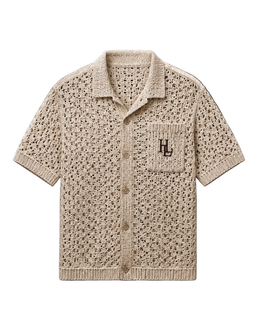 HOL Crochet Shirt – Sand