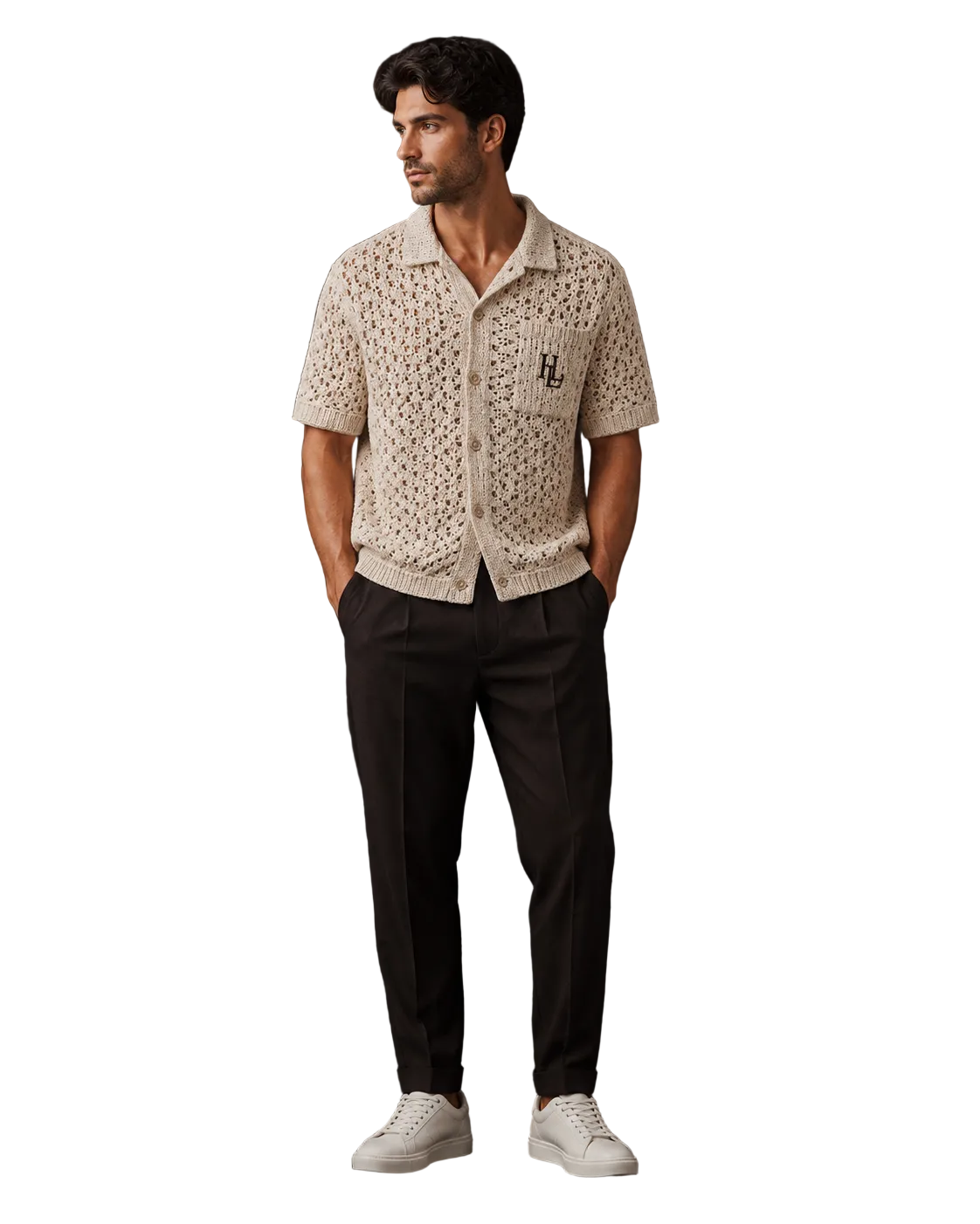 HOL Crochet Shirt – Sand