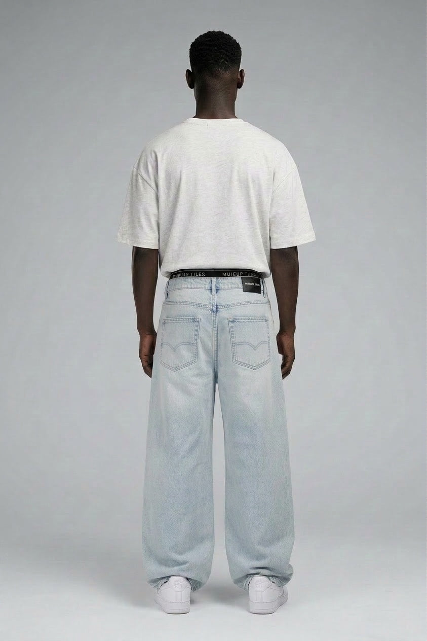 Hellblaue Baggy Jeans – Vorbestellung | House of Loren | Unisex