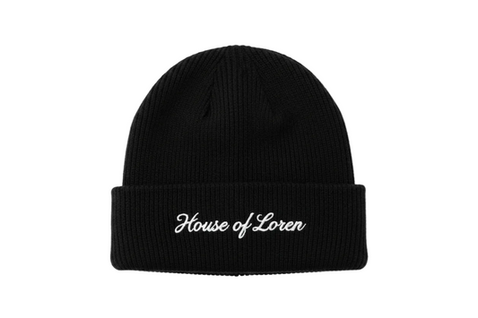 House of Loren Beanie Black