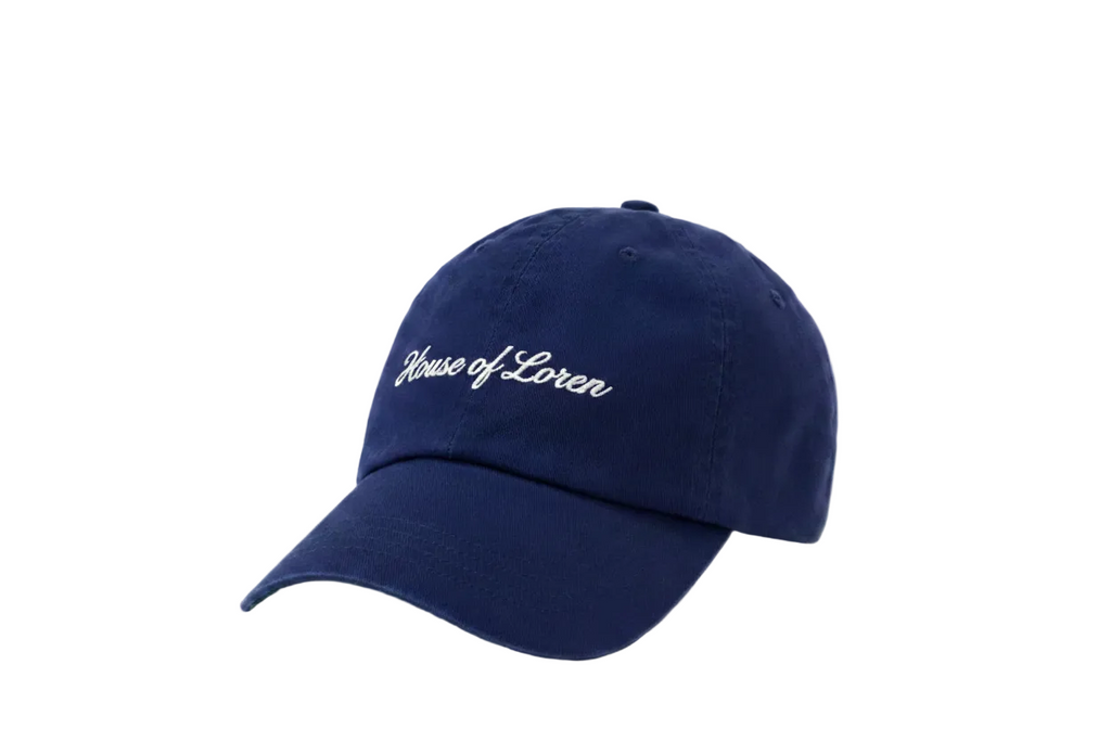 House of Loren Script Cap – Navy | Vorbestellung
