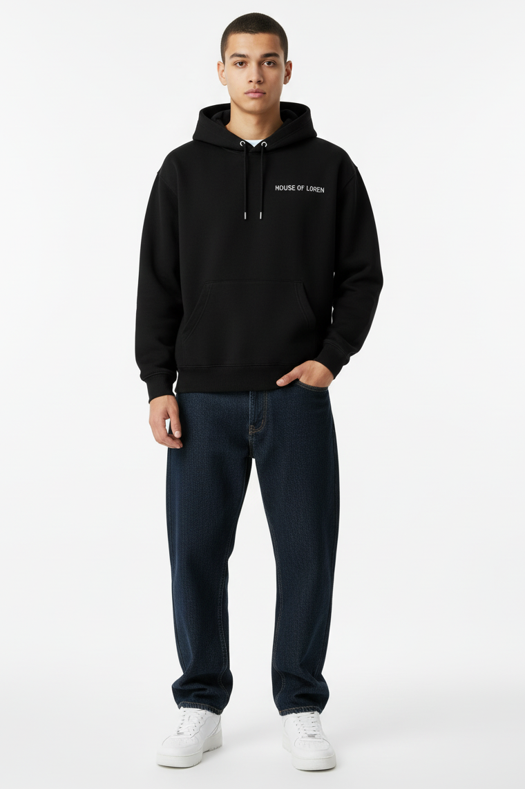 Essential Signature Hoodie Same Model Front