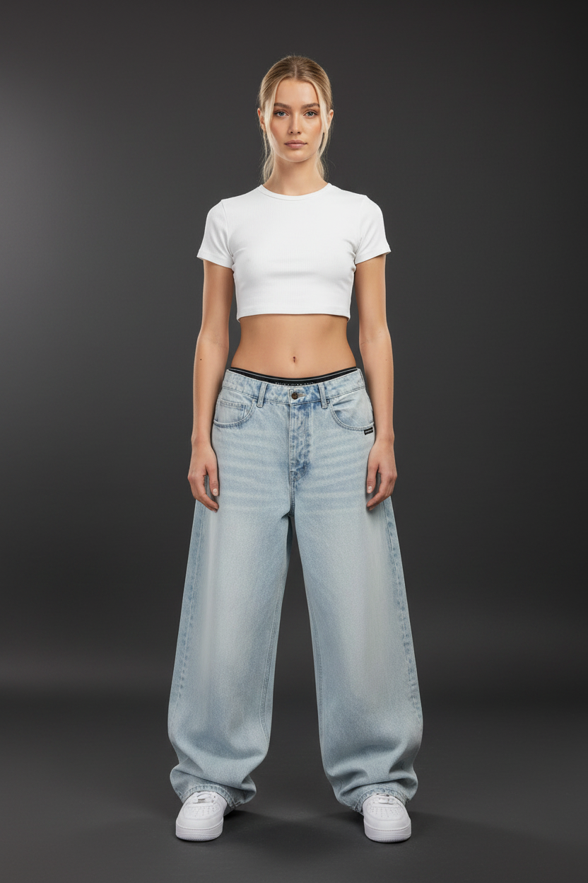 HOL Baggy Jeans – Frau Front