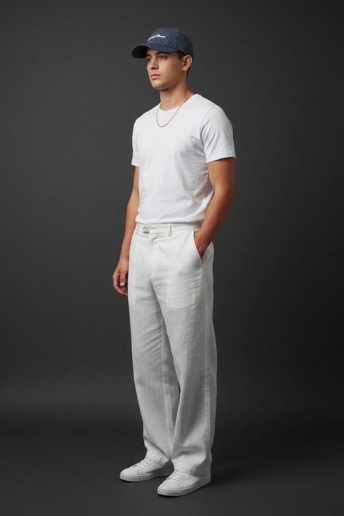 HOL Cap Male White Linen V2