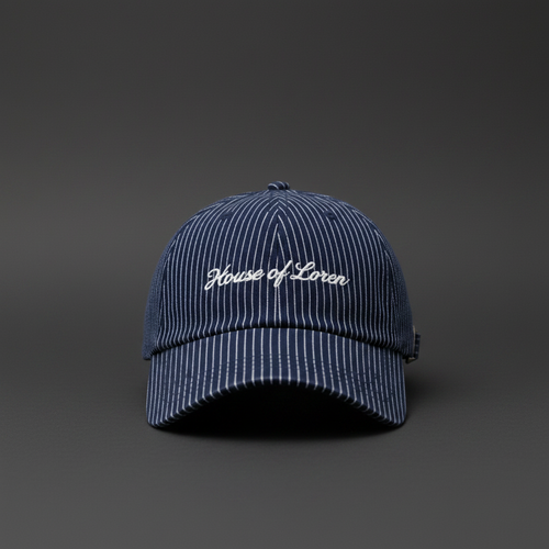 HOL Cap Navy Pinstripe — House of Loren