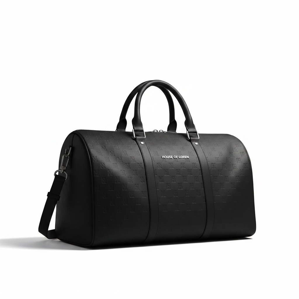 HOL Monogram Duffle Bag – reiner weisser Hintergrund