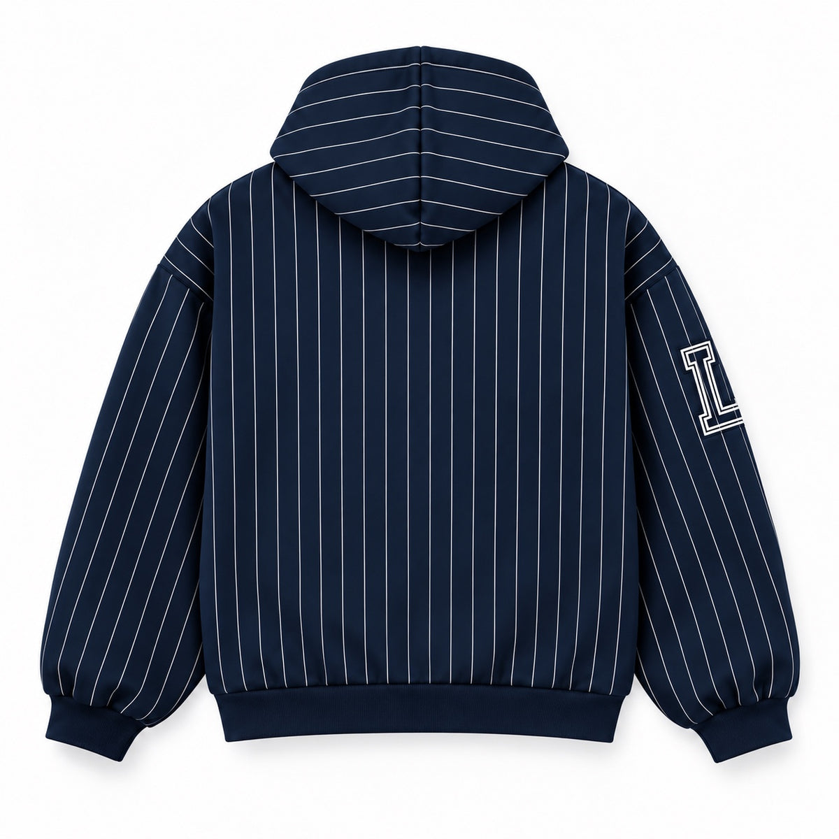 House of Loren Pinstripe Zip Hoodie – Foto 3