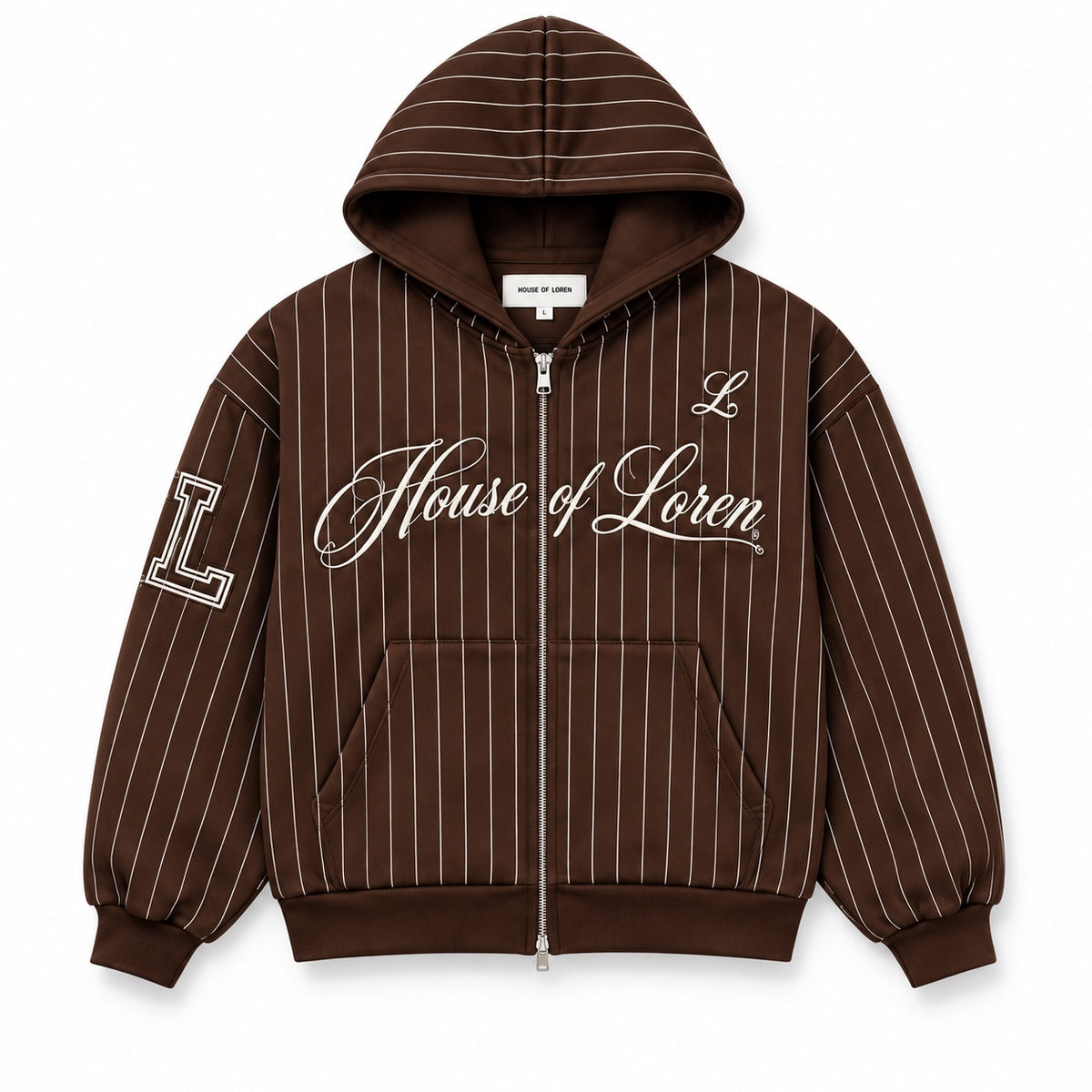 House of Loren Pinstripe Zip Hoodie – Foto 8