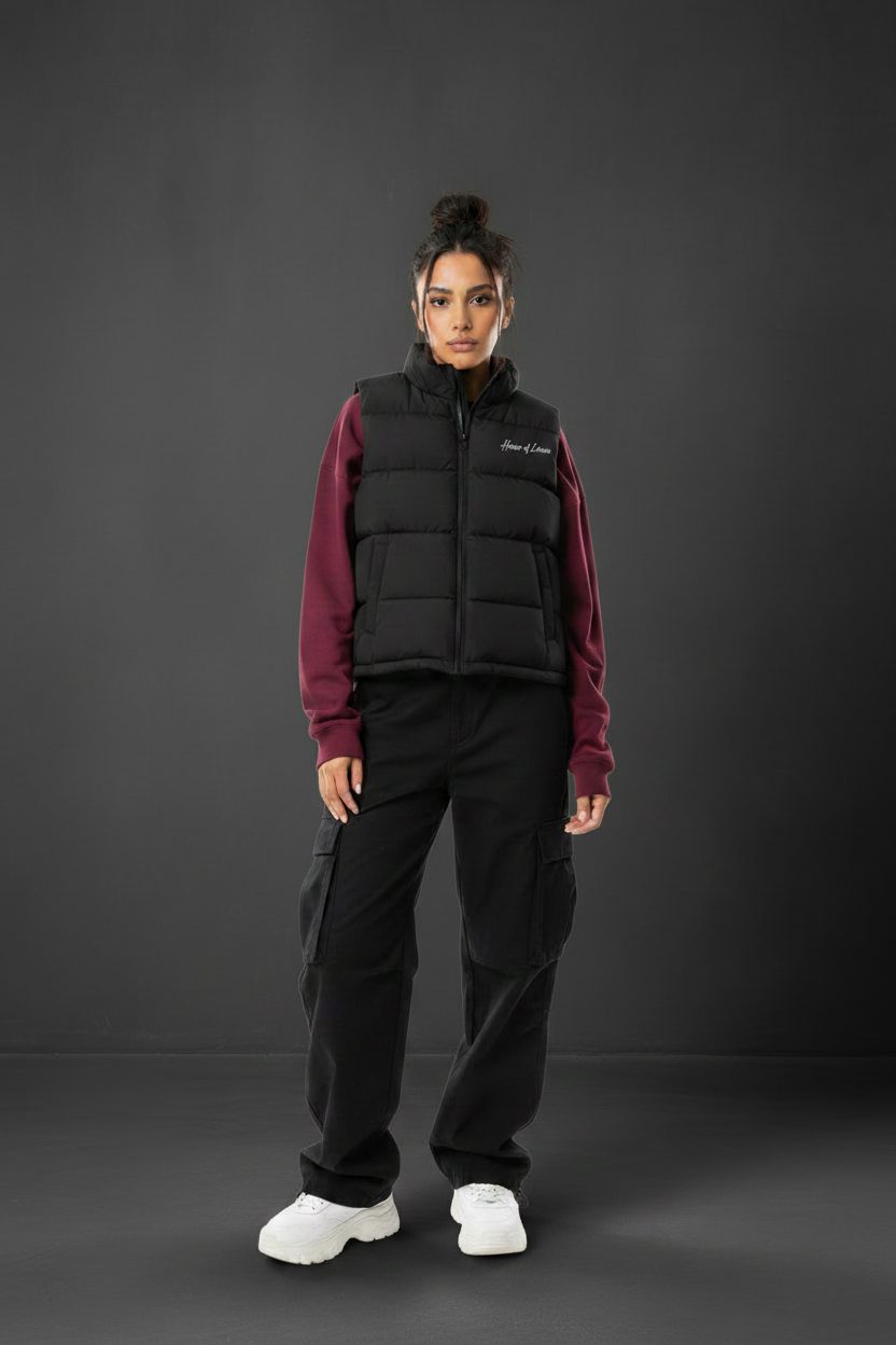 HOL Puffer Vest – Frau Front