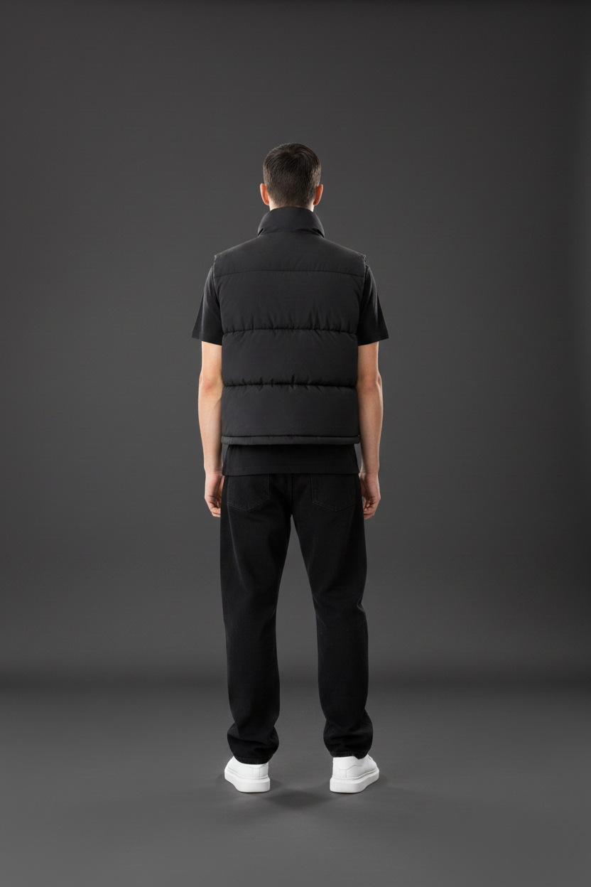 HOL Puffer Vest – Mann Back