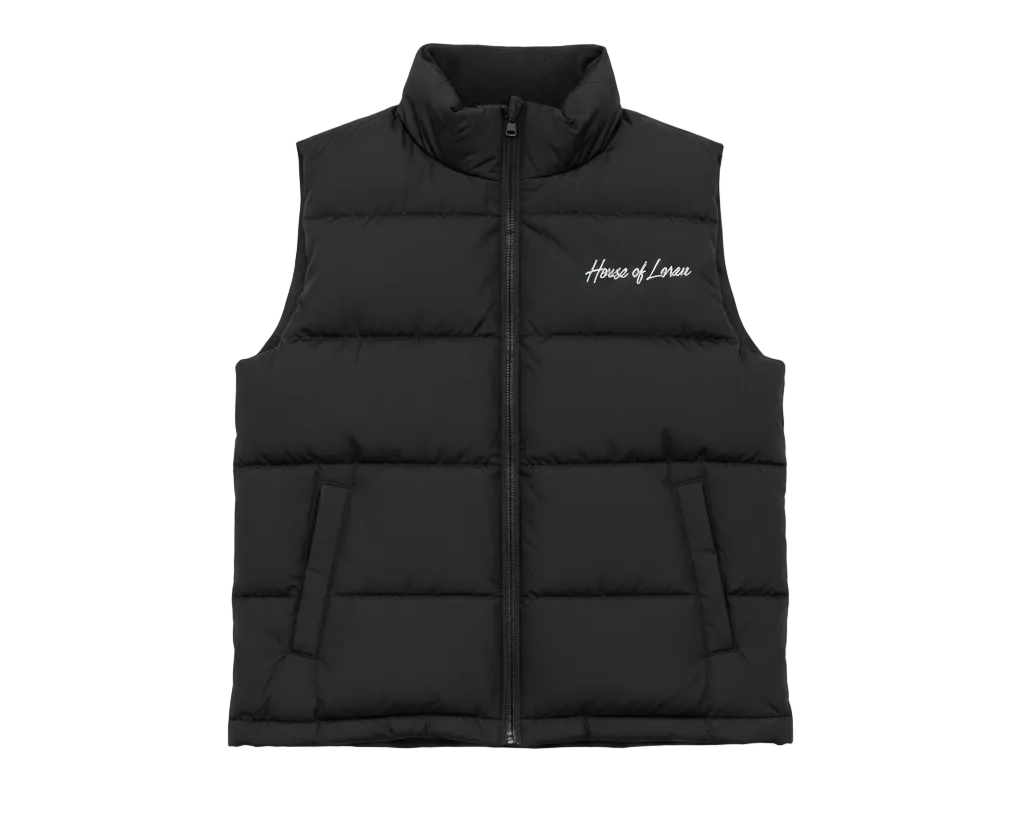 HOL Puffer Vest – Top Down Closed