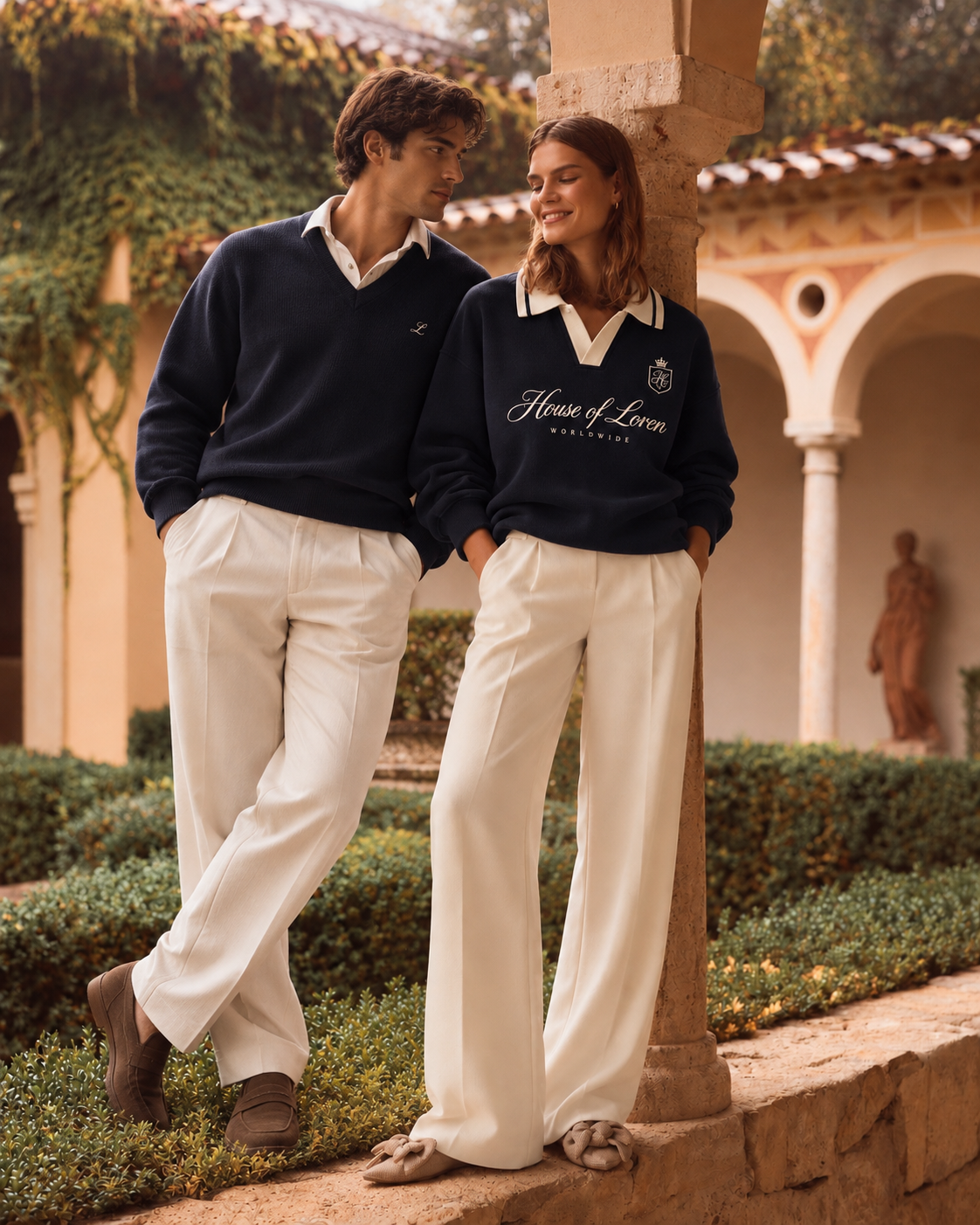 House of Loren Herren und Damen Herbst Winter Kampagne