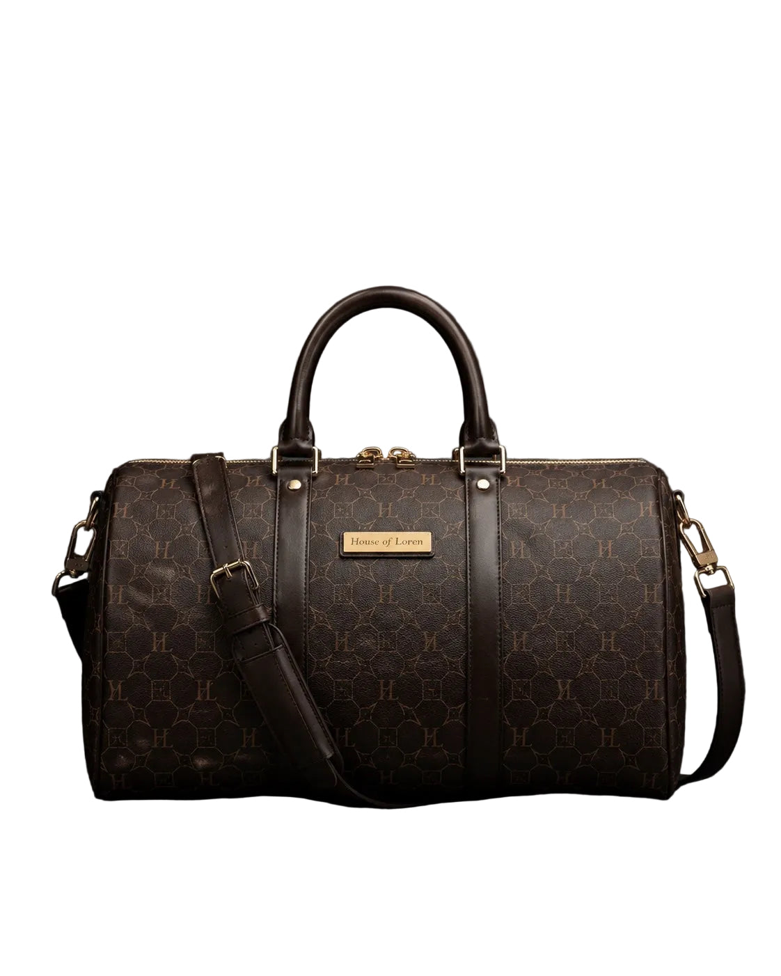 House of Loren Signature Duffle Bag Brown