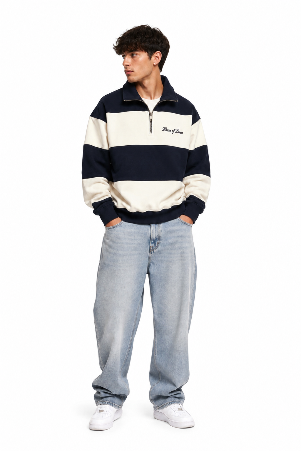 House of Loren Rugby Quarter-Zip