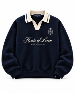 Riviera Rugby Knit Navy – Vorderansicht