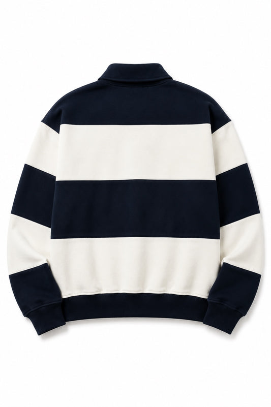 House of Loren Rugby Quarter-Zip Back